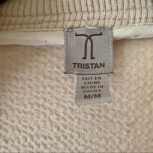 Light Cream Bomber Jacket - Picture 5 of 5